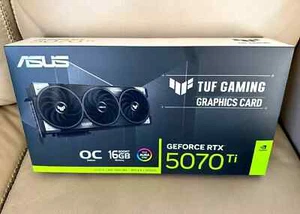 ASUS TUF Gaming GeForce RTX 5070 Ti 16GB GDDR7 OC Edition Graphics Gaming Card - Picture 1 of 5