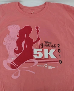 Disney Princess 5K T-Shirt 2019 Size 2XL Ariel Marathon Shirt - Picture 1 of 7
