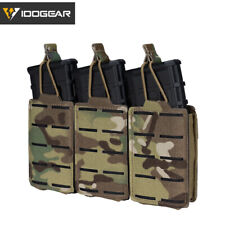 IDOGEAR Tactical LSR 556 Mag Bolsa Triple Mag Portador MOLLE Bolsa Corte Láser Ejército