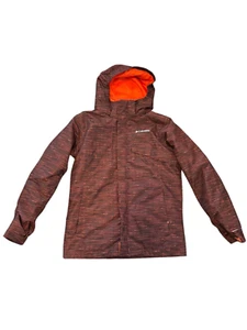 Boys Columbia Interchange Omnitech Hooded Orange Size 14-16 Great Condition - Picture 1 of 6