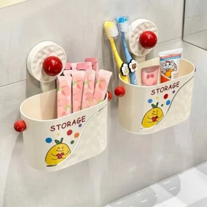 Cartoon Storage Rack Wall Mounted Bathroom Accessories Kitchen Organizer - Picture 1 of 9