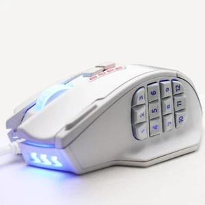 RED SAMURAI Gaming Mouse Wired 16400dpi 1000Hz 18 pieces Program button tongue S - Picture 1 of 8