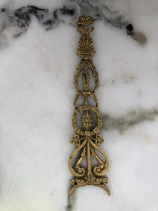PE Guerin ANTIQUE ORNATE Empire APPLIQUE TRIM FURNITURE Gold Brass 5” - Bild 1 von 5