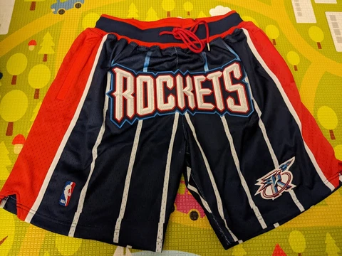 Just Don x Mitchell & Ness Houston Rockets shorts size medium BNWT 🔥 Cover
