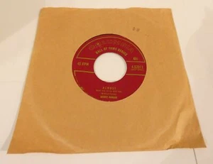 ALMOST & CANDY KISSES GEORGE MORGAN COLUMBIA RECORDS 45 RPM - Picture 1 of 4