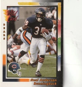 KOSTENLOSER VERSAND - NEUWERTIG - 1992 Wild Card Neal Anderson #139 BÄREN - Bild 1 von 1