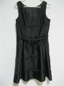 JUST TAYLOR   LITTLE BLACK DRESS   SLEEVELESS  SIZE 10  ROUND NECK WITH A V BACK - Picture 1 of 7