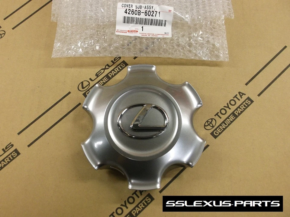 雷克萨斯 GX460 (2011 - 2013) 原始设备制造商正版银色/灰色中心盖 (x1) 4260B-60271 — 第 1/1 张图片