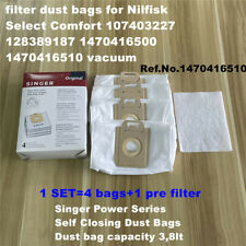1 SET filter dust bags for Nilfisk Select Comfort 107403227 128389187 1470416500