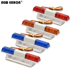 Polizei Blitz helle LED Licht Lampe 360 Grad Drehung für 1/10 1/8 RC Modellauto - Bild 1 von 25