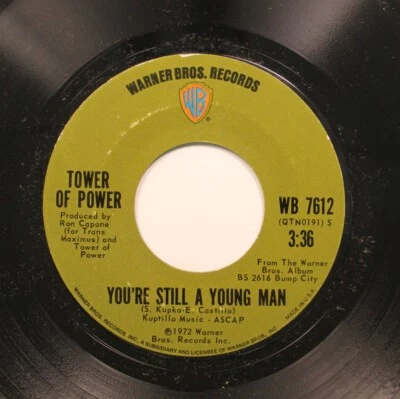 Funk 45 Tower Of Power - You'Re Still A Young Man / Skating On Thin Ice On WB - Image 1 of 2