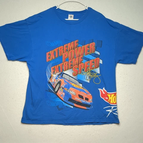 VTG 2000 Kyle Petty Hot Wheels  All Over Print NASCAR AOP  Delta Size XXL  2XL Cover