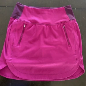 ATHLETA Fairway Golf Skort 18" Women's Size SMALL Exotic Fuschia Tennis - Picture 1 of 6