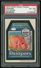 1973 Topps Wacky Packages Sticker Dampers 4th Series PSA 6 vintage 70s cards 