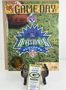 Jan 4 1998 Packers vs. Buccaneers Divisional Playoffs Program & Ticket Stub - Picture 1 of 1