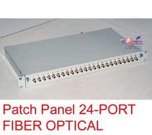 24-PORT Fiber Optique Pièce Panneau 1U Haut Condition -B103 - Picture 1 of 1