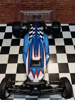 TEAM ASSOCIATED B6.3 ROLLER CARPET RACER W/CUSTOM PAINTED BODY - Image 1 of 4