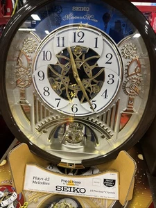 Seiko Melodies in Motion 2025 Golden Rhythm Musical Wall Clock  Limited Edition - Picture 1 of 1