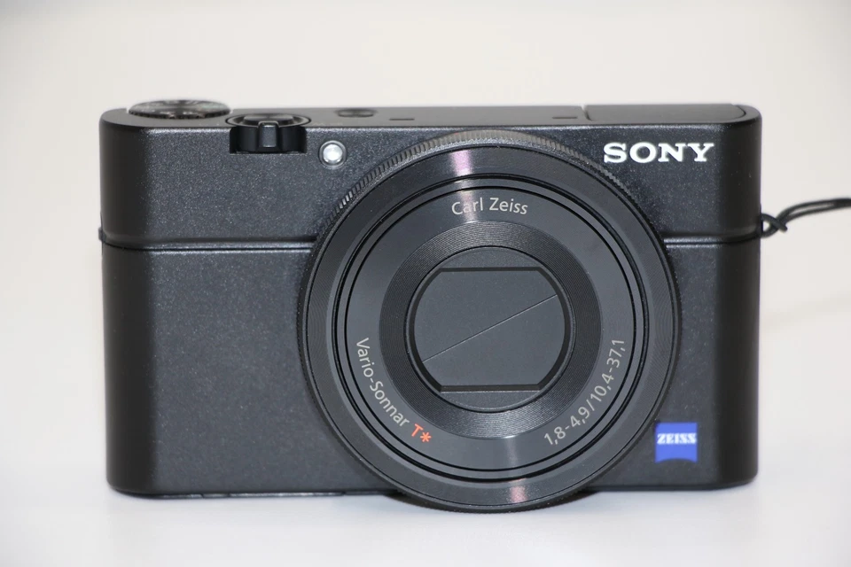Sony Cyber-shot DSC-RX100 20.2MP Compact Digital Camera - Black - Image 1 of 4