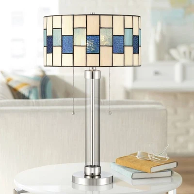 Robert Louis Tiffany Andra 24 1/2" High Art Glass Table Lamp - Image 1 of 4