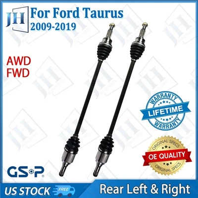 OE Rear Pair Left Right CV Axle Shaft For 2009-19 Ford Taurus Flex Lincoln MKT - Image 1 of 4