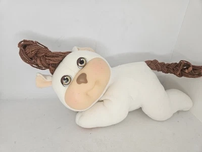 Hasbro Cabbage Patch Kids Crimp N Curl Pet Puppy Dog Plush Damaged Ears Used - Image 1 of 4