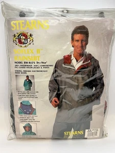 Stearns Soflex II Dry Wear Rainsuit, Vintage New In Package Size XL - Picture 1 of 4