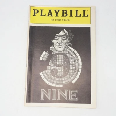 Playbill Theater Program Nine 46th St Theatre October 1982 - Image 1 of 2