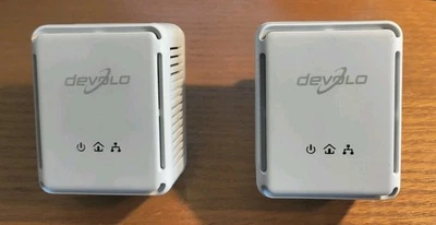 Two Devolo dLAN 200 AVmini Powerline Ethernet Adaptors - Image 1 of 2