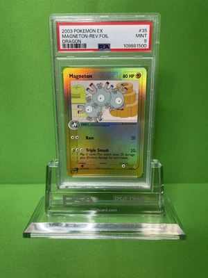 2003 POKEMON EX DRAGON 35 MAGNETON-REVERSE FOIL PSA 9 - Image 1 of 2
