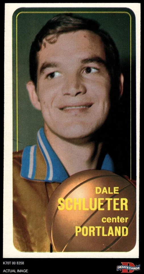 1970 Topps #164 Dale Schlueter Trail Blazers Colorado St 5 - EX - Image 1 of 1