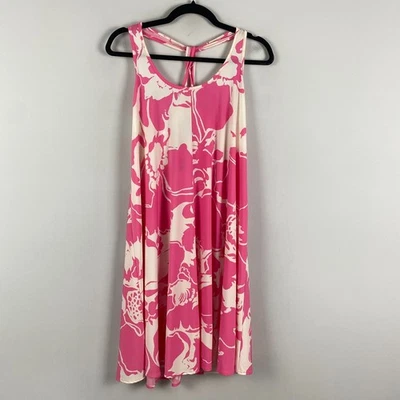 Tori Richard‎ Maggie Sundress Size Small Pink Floral Sleeveless Stretch - Image 1 of 4
