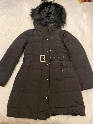 La Redoute Duck Down  Size UK 10 Black Parker coat - Image 1 of 4