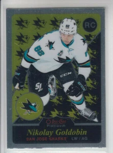15/16 OPC Platinum San Jose Sharks Nikolay Goldobin Retro RC card #R93 - Picture 1 of 2