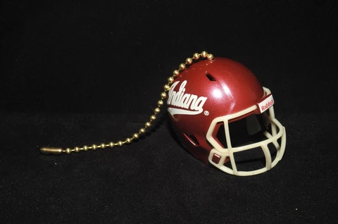 INDIANA UNIVERSITY HOOSIERS Ceiling Fan HELMET PULL CHAIN New Football (1 hole) Cover