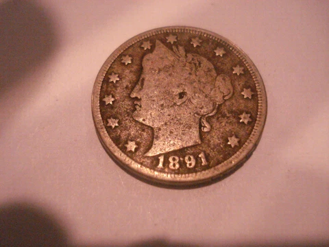 1891- 5C Liberty Nickel-V-013 Cover