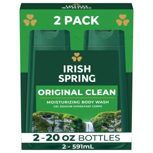 Irish Spring Body Wash for Men, Original Clean Body Wash, 20 Oz, 2 Pack - Picture 1 of 13