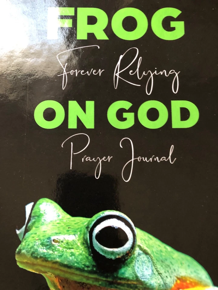 Frog  Forever Relying On God/pen Journal - Image 1 of 1
