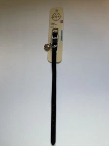 Dog Collar Black Leather XX-Small by Bond & Co - Picture 1 of 4