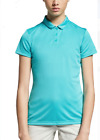 Nike Women&#39;s Dry Short Sleeve Golf Polo Shirt L 2XL Cabana Blue 884871