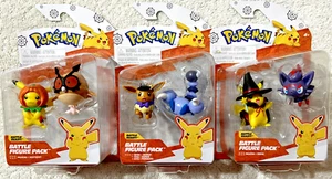 PAQUETES DE 3 FIGURAS DE BATALLA POKEMON HALLOWEEN **NUEVO** - Imagen 1 de 6