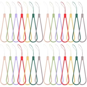 4 PCS Geflochtenes Silikon -Lanyard Schlüsselband Für Mobiltelefon - Zdjęcie 1 z 12