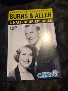 Burns & Allen 3 Half Hour Episodes DVD Digitally Remastered - Picture 1 of 4