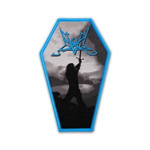 Summoning BLUE Woven Patch Lord of the Rings Abigor Black Metal Minas Morgul - Picture 1 of 1