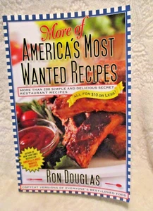 More of America's Most Wanted Recipes~Ron Douglas~Paperback~2010 - Picture 1 of 13