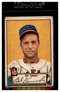 1952 Topps #77 Bob Kennedy Indians VG (Creased)