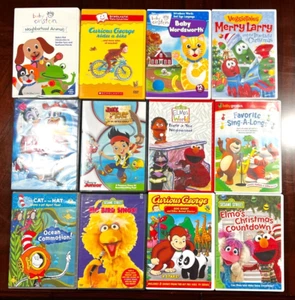 Early Learning Children's DVDs Bundle Lot of 12 Beloved Childhood Characters - Picture 1 of 6