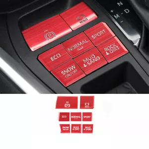 Interruptor de ajuste de cubierta para consola roja Toyota RAV4 2019-2023 - Imagen 1 de 4