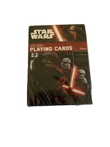 NEW Star Wars Villains Playing Cards Set SEALED BOX Cartamundi Lucasfilm Disney