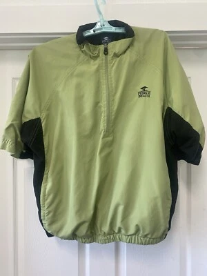 Vintage Pebble Beach Men L Green Pullover Windbreaker - Image 1 of 4